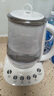 北鼎【無(wú)膠水】養生壺中藥壺多功能養生壺迷你玻璃煮茶器煮茶壺燒水壺1.5L K123本白色 教師節禮物 曬單實(shí)拍圖