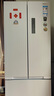 東芝（TOSHIBA）小法式420多門(mén)小戶(hù)型60cm嵌入式四開(kāi)門(mén)一級能效風(fēng)冷無(wú)霜變頻電冰箱家用國家補貼GR-RF420WI-PM171 曬單實(shí)拍圖