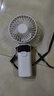 手持小風(fēng)扇靜音USB可充電空氣循環(huán)臺式可折疊家用辦公室學(xué)生宿舍床頭大風(fēng)力便攜制冷電風(fēng)扇大扇面 簡約白【五檔風(fēng)力調(diào)節(jié)】充電款 曬單實拍圖