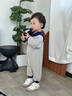 泰蘭尼斯秋季童鞋簡(jiǎn)約休閑女童板鞋男童軟底防滑幼兒園室內(nèi)鞋白/杏色25 曬單實(shí)拍圖