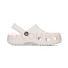 卡駱馳（crocs）經(jīng)典小Clog K童沙灘洞洞鞋涼拖鞋 206991-100  34 （34-35）  曬單實(shí)拍圖