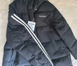 波司登（BOSIDENG）冬季羽絨服谷愛凌同款男女同款情侶長款連帽90絨修身外套 【店長推薦】黑色/緋草米80LR XL 175/96A 【卡碼拍小】 曬單實拍圖