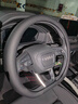 德言適用奧迪方向盤套真皮A6L/A4L/A7L/A8L/Q5L/A3A6A5Q3Q7Q8S4S5rs6Q6Q2L車把套超薄款 D型【黑色線】不帶標(biāo) 曬單實(shí)拍圖