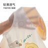 顆粒熊（KELIXIONG）嬰兒莫代爾護肚連體衣夏季薄款偏襟無(wú)骨縫制新生兒透氣寶寶衣服 嘎嘎可愛(ài)藍(蘭精莫代爾) 66cm 曬單實(shí)拍圖