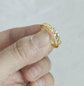 周大生碎碎冰戒指開(kāi)口銀指環(huán)輕奢小眾設(shè)計(jì)生日禮物送女友 曬單實(shí)拍圖
