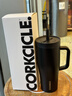CORKCICLE.可密封吸管保溫杯高顏值大容量車(chē)載戶(hù)外不銹鋼水杯典雅黑650ml 曬單實(shí)拍圖
