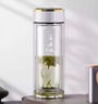 思寶（SIBAO）雙層玻璃杯善若水隔熱便攜帶過(guò)濾泡茶水杯高顏值高端杯子正品 善若水2號 【常用款】360ml 曬單實(shí)拍圖
