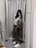 CharisKitty輕奢包包女包2025新款斜挎包通勤枕頭包單肩包生日七夕情人節禮物 咖色Coffee color【送女友走心】 曬單實(shí)拍圖