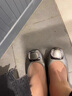 富貴鳥(niǎo)單鞋女鞋夏季透氣豆豆鞋女士平底船鞋防滑孕婦鞋軟底套腳瓢鞋女 槍色 37 曬單實(shí)拍圖