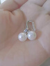 百年老鳯祥施家珍珠耳環(huán)女款s999純銀耳釘韓版耳鉤耳墜感法式足銀 珍珠耳鉤款10mm通體純銀+證書(shū)+ 曬單實(shí)拍圖