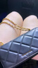 CHARLES&KEITH質(zhì)感菱格鏈條小方錢包女包包女包生日送女友七夕禮物CK6-10680924 曬單實(shí)拍圖