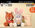 迪士尼（Disney）瘋狂動(dòng)物城朱迪尼克大禮盒玩偶毛絨玩具娃娃抱睡枕女孩生日禮物女 曬單實(shí)拍圖