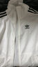 adidas情侶款復古風(fēng)梭織立領(lǐng)夾克外套男女阿迪達斯官方三葉草 亮白 XL 曬單實(shí)拍圖