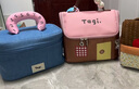 Tagi.機靈小房子防水便攜洗漱包大容量化妝包 莓果榛子 曬單實(shí)拍圖