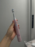 飛利浦（PHILIPS）兒童聲波震動電動牙刷 男孩/女孩生日禮物 適用4-6-12歲 2種模式自帶2支刷頭溫和清潔 兒童泡泡刷HX2432粉色 曬單實拍圖