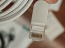 綠聯(lián)超六類網(wǎng)線細(xì)線 CAT6A純銅萬兆成品跳線 家用電腦網(wǎng)絡(luò)連接線 兼容千兆百兆寬帶3米白色45481 曬單實(shí)拍圖