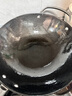 王源吉鑄鐵鍋炒菜鍋老式生鐵無涂層鐵鍋古法手工圓底炒鍋望江南32cm 曬單實拍圖