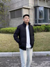 啄木鳥棉服男2025秋冬新款潮流百搭立領(lǐng)棉衣外套男加厚保暖男士休閑棉襖 MY1912黑色 4XL 建議175-190斤 曬單實拍圖