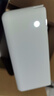得力【容積2.4L】中號桌面收納盒 帶蓋防塵 文具筆筒 文具置物架 化妝品小盒子小物件儲物盒 XDM11淺灰 曬單實(shí)拍圖