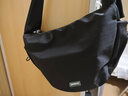 回力單肩包男2025新款斜挎包大容量餃子包女休閑通勤學(xué)生情侶運動(dòng)挎包 黑色 曬單實(shí)拍圖