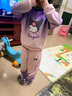 G.DUCKKIDS童裝女童秋裝套裝2024新款洋氣兒童衣服中小童庫(kù)洛米衛(wèi)衣兩件套 紫色庫(kù)洛米-春秋款 110 建議100-110cm4-5歲 曬單實(shí)拍圖