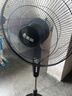 志高（CHIGO）電風(fēng)扇落地扇家用臺(tái)式夏天小宿舍遙控立式搖頭工業(yè)大風(fēng)力電扇 16英寸機(jī)械五葉三檔定時(shí)1.7米線(xiàn) 曬單實(shí)拍圖