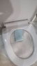 松鯨馬桶蓋通用加厚坐便器蓋子家用抗斷老式抽水馬桶座圈配件輕音蓋板 U型金屬底座快拆 曬單實(shí)拍圖