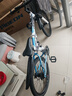 飛鴿（FG FLYING PIGEON） 折疊自行車(chē)成人男女學(xué)生青少年變速便攜輕便雙減震單車(chē)山地車(chē) 白藍24寸福條輪 指撥變速+大禮包 21速高配 5.5英寸 曬單實(shí)拍圖