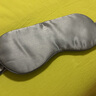 BDAC 真絲睡眠眼罩 桑蠶絲遮光透氣睡眠男女通用睡覺(jué)午睡旅行 霧霾藍(lán) 曬單實(shí)拍圖