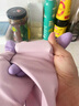 淘正女式洗碗專用手套繽彩乳膠手套廚房家務(wù)清潔洗衣服防水防油橡膠耐用型 【1雙 香芋紫】繽彩乳膠手套 M（手寬9|10cm） 曬單實(shí)拍圖
