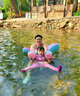 G.DUCKKIDS小黃鴨美人魚兒童泳衣女童小馬寶莉分體泳裙寶寶長袖防曬速干泳裝 小馬寶莉 120 建議5~6歲【110-120cm】cm 曬單實(shí)拍圖