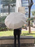 雨傘自動傘適用小米定制反向大號晴雨兩用折疊傘遮陽防曬防紫外線 【144骨】梧桐米 【定制于小米汽車】 曬單實(shí)拍圖