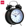 得力（deli）2025新款全自動(dòng)鬧鐘兒童房電子表 鐘表起床神器學(xué)生專(zhuān)用臥室大聲音響床頭鬧鐘學(xué)生推薦 開(kāi)學(xué)季9024 低噪復古-黑色 曬單實(shí)拍圖