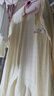 莫代爾涼感嬰兒連體衣a類新生兒服裝春夏季薄款寶寶空調(diào)服睡衣 黃色 90cm 曬單實拍圖