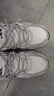 adidas輕松鞋 MEGASTRIDE超輕緩震回彈厚底增高老爹鞋阿迪達斯   晶白/灰色/深灰   42.5 曬單實拍圖