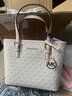 邁克.科爾斯（MICHAEL KORS） 女士小號單肩手提托特包 送女友情人節(jié)禮物 香草35T9GTVT0B PWD BLSH MLT 曬單實拍圖