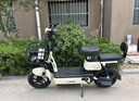 立馬【教師節禮物】電動(dòng)自行車(chē)小叮當70公里續航電動(dòng)車(chē)48V20Ah鉛酸電池通勤電瓶車(chē)LED透鏡大燈 典雅白 曬單實(shí)拍圖