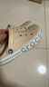 crocs卡駱馳洞洞鞋貝雅卡駱班輕便耐磨一腳蹬休閑鞋|205089 冬日白/彩色-1LI 36 /37(220mm) 曬單實拍圖