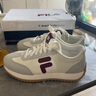 FILA 斐樂1970女鞋老爹鞋2025秋季新款鞋子休閑鞋復(fù)古網(wǎng)球運(yùn)動(dòng)鞋 雪白/南極灰-SA 37.5 曬單實(shí)拍圖
