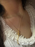 中國黃金（CHINA GOLD）蝴蝶黃金項(xiàng)鏈女99足金珠子流蘇吊墜生日禮物送女朋友老婆 足金蝴蝶掛墜【贈(zèng)S925鏈】+摯愛禮盒【紀(jì)念品】 曬單實(shí)拍圖