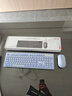 聯(lián)想（lenovo）無(wú)線(xiàn)鍵盤(pán)鼠標套裝 鍵鼠套裝 全尺寸鍵盤(pán) 商務(wù)辦公 USB 適用筆記本臺式機一體機 T221 紫色 曬單實(shí)拍圖