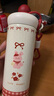 316不銹鋼浮球保溫杯大容量吊帶咖啡杯卡通創(chuàng  )意學(xué)生水杯便攜杯子 小白狗-500ML 曬單實(shí)拍圖