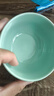 蘇氏陶瓷（SUSHI CERAMICS）青瓷釉陶瓷碗花開(kāi)富貴米飯碗湯碗6件套裝餐具 曬單實(shí)拍圖