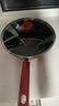 特福（Tefal）炒鍋家用不粘鍋平底炒鍋28cm炒鍋電磁爐燃?xì)庠钔ㄓ糜锈?曬單實(shí)拍圖
