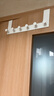 宜家（IKEA）ENUDDEN安努登壁掛掛衣鉤進(jìn)門(mén)玄關(guān)掛鉤衛生間排鉤簡(jiǎn)易 房門(mén)式掛衣鉤白色 曬單實(shí)拍圖