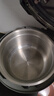 美的（Midea）【國家補貼】0涂層鋼膽電壓力鍋6L雙膽全自動(dòng)智能預約家用煲湯煮飯MY-C6856G電飯煲高壓鍋4-6人 曬單實(shí)拍圖