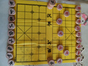 櫸木中國象棋加厚實(shí)木象棋套裝皮革棋盤(pán)老人兒童小學(xué)生成人象棋子 50單邊櫸木象棋（含布棋盤(pán)）*1副 曬單實(shí)拍圖