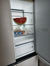 美的（Midea）首創(chuàng)45cm超薄嵌入餐邊柜家用客廳冰箱左餐右廚大容量底部散熱十字四開門國家補貼BCD-427WUSGPZM 曬單實拍圖
