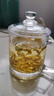 帶蓋泡茶杯加厚耐高溫大容量玻璃把杯待客家用喝茶水杯 加厚玻璃泡茶杯350ml 曬單實(shí)拍圖