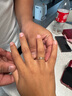 卡地亞（Cartier）戒指男女同款 3.6毫米寬LOVE結(jié)婚對(duì)戒情侶婚戒 B4085200 18K玫瑰金色 52 曬單實(shí)拍圖